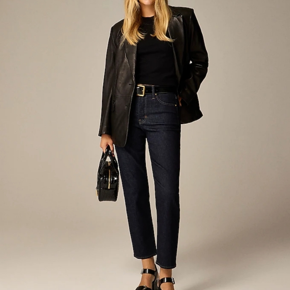 J Crew Dark Wash Slim Jean Mid Rise 32